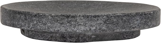 Creative Co-Op Marble Round Soapdish, Grey