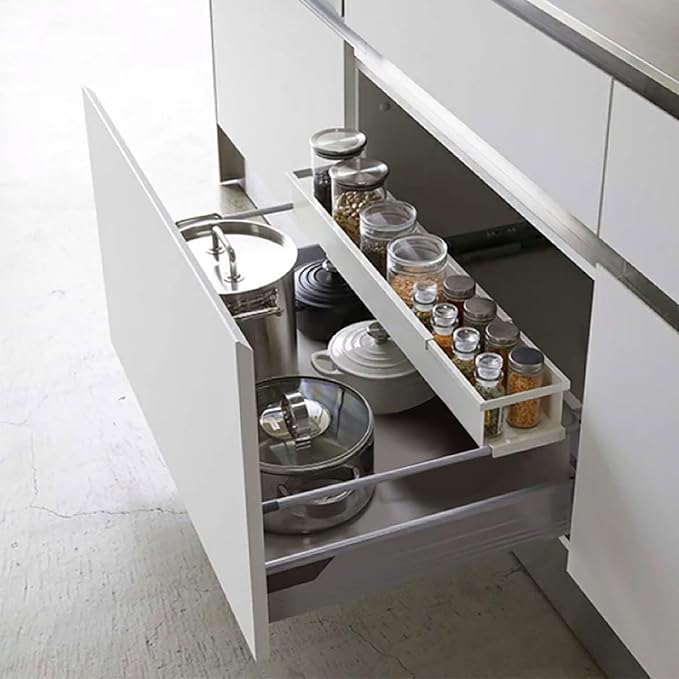 Multifunction Bathroom Shelf Extendable Design Carbon Steel Build Simple Installation Brackets Ideal for Kitchen Storage Retractable Shelf