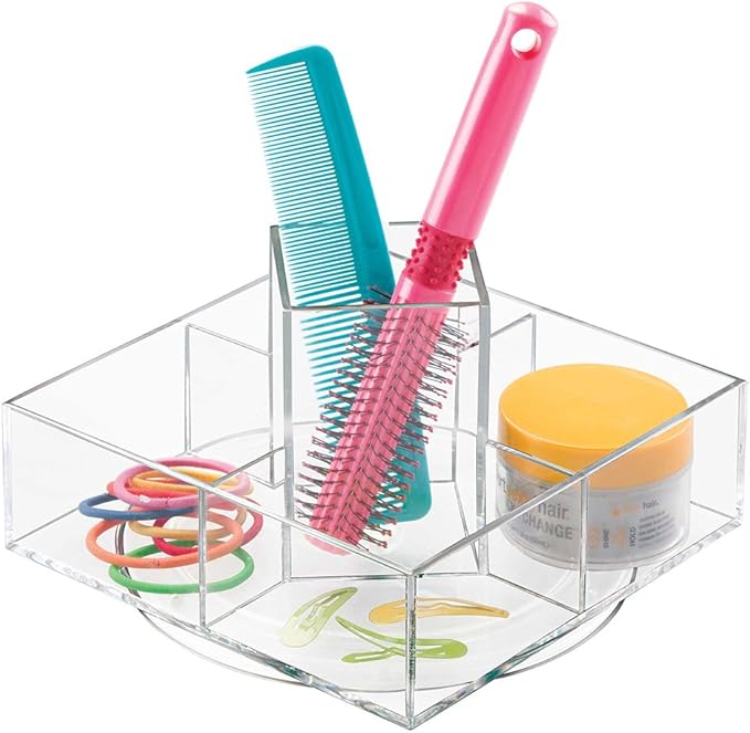 OnDisplay Rotating Acrylic Cosmetic/Makeup Organizer Tray