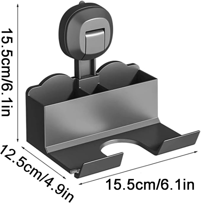 Removable Plastic Bathroom Shelves Suction Cup Bathroom Shelves Wall-Mounted Bathroom Shelves No Punching Bathroom Shelves Large Capacity
