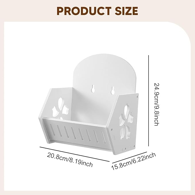 Wall Mounted Bathroom Shelf Makeup Container Storage Bin Kitchen Spice Shelf for Bedroom , single layer