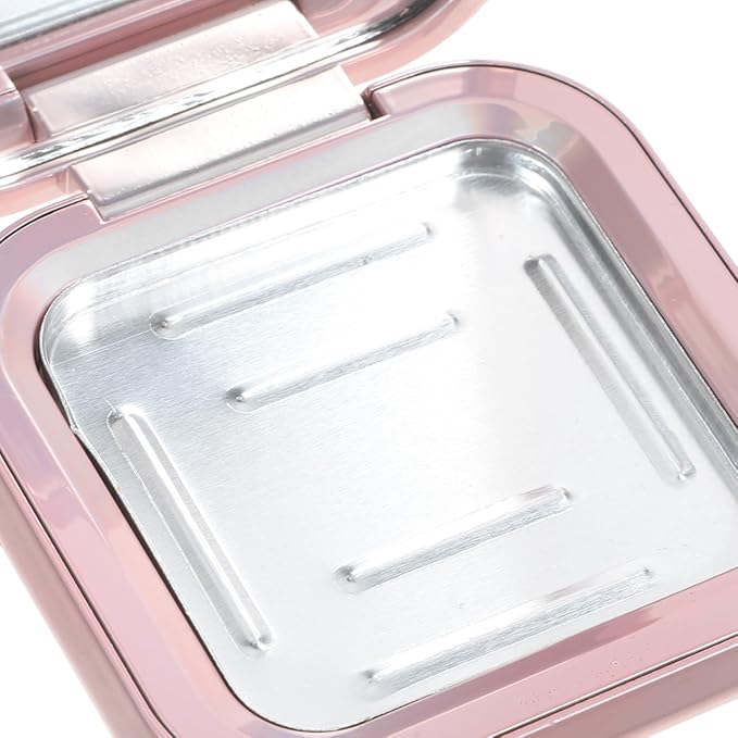 Ipetboom 2pcs Makeup Pallettes with Mirror: 2.24 In Empty Magnetic Buckle Storage Powder Box for Foundation Blush Eye Shadow Highlighter - DIY Cosmetic EyeShadow Container for Travel use