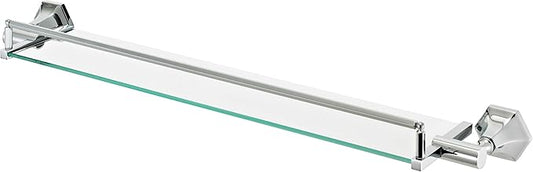 CRAFT MASTER 24" GLASS SHELF WITH LIFT RAIL, Weatherd Bronze