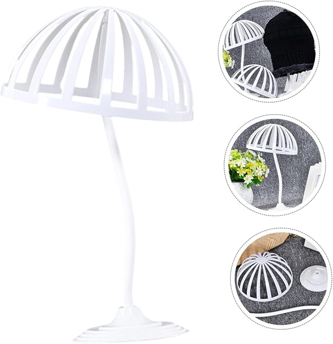 Glass Shelf for Bathroom ，Glass Aluminum，Hat Storage Rack Tabletop Wig Display for No Tools Diy Expertise Required