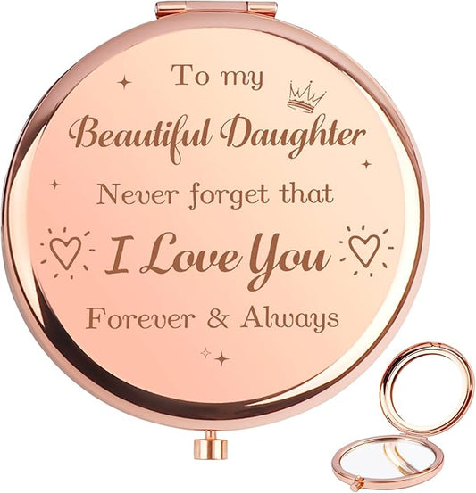 Daughter Gifts,Daughter Gifts from Mom,Best Gifts for Adult Daughters,Graduation Gifts for Daughter,Gifts for Daughters Adult,Daughters Wedding Gifts,Christmas Daughter Gifts,Daughter Compact Mirror