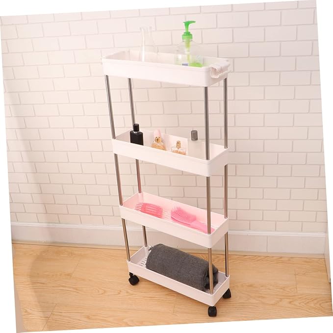 Cabilock Plastic Crack Storage Device Layers Shower Shelf Corner Over Sink Shelf