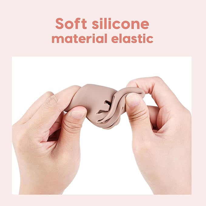 3 Pcs Makeup Sponge Holder, Cosmetic Travel Cases, Beauty Blender Storage, Durable Silicone Organizer for Wet or Dry Makeup Sponges, Space-Saving, Easy to Clean (white/pink/khaki)
