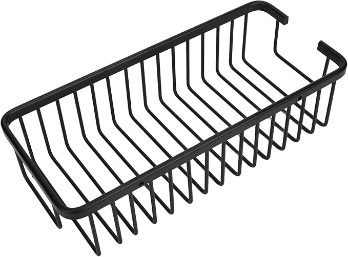 Wall Storage Rack, Space Aluminum Rust Proof Large Capacity Kitchen Organizing Basket, Metal Wire Hanging Shelf for Bathroom Beauty Salon