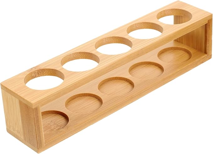 Display Rack Slot Organizer Storage Rack Essential Oils Tabletop Stand Bottles Vials