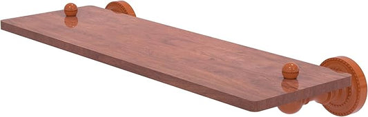 Allied Brass DT-1-16-IRW-ASP Dottingham Collection 16 Inch Solid IPE Ironwood Shelf, Autumn Sparkle