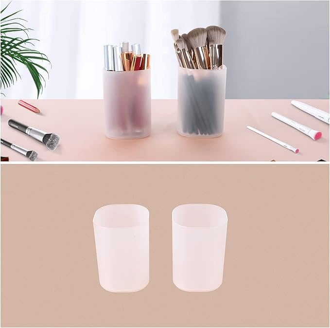 OCHEAL Makeup Organizer Case,Stackable Clear Makeup Organizer Holder, Multi-size Makeup Case Vanity Storage Holder Set for Makeup, Jewelry, toiletries,Makeup Artist Must Have