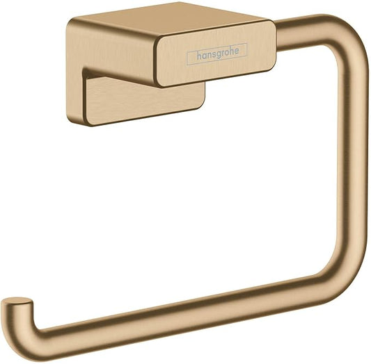 hansgrohe AddStoris Towel Ring in Brushed Bronze 5-inch Accessories in Brushed Bronze, 41754140