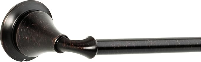 DELTA FAUCET 79424-RB Linden 24 in. Wall Mount Towel Bar Bath Hardware Accessory in Venetian Bronze