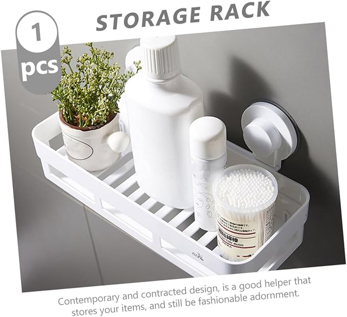 ABOOFAN Hanging Shelves Floating Shelf Bathroom Wall Decor Space-Saving Storage Non-Punch Design