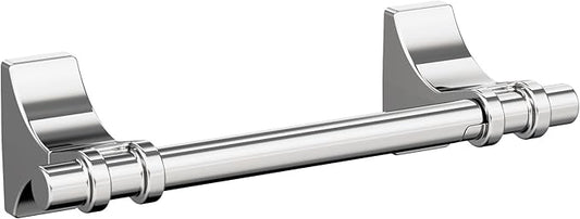 Amerock BH3605126 | Chrome Pivoting Double Post Toilet Paper Holder | 8-13/16 in. (224 mm) Length Toilet Tissue Holder | Davenport | Bath Tissue Holder | Bathroom Hardware | Bath Accessories