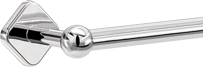 Franklin Brass Gainesville (1-Pack) 18'' Towel Rack w/ 6" Extender for Bathroom Polished Chrome Towel Bar for Bathroom Wall Mounted Towel Holder Rod GNV26-PC