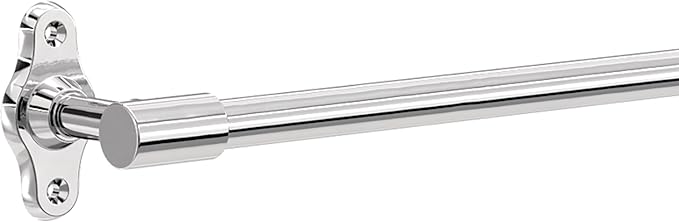 Franklin Brass Calloway (1-Pack) 18'' Towel Rack w/ 6" Extender for Bathroom Polished Chrome Towel Bar for Bathroom Wall Mounted Towel Holder Rod CLWY26-PC