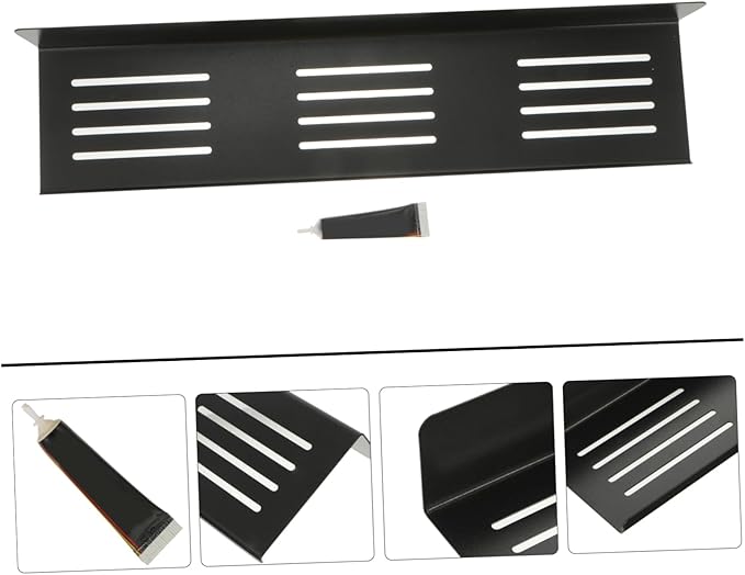 Holibanna Floating Shelves Bathroom Wall Storage Rack Stainless Steel Wall Shelf No Punch Installation for Kitchen