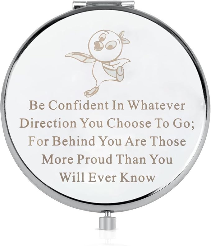 LQRI Orange Bird Makeup Mirror Cartoon Character Merchandise Orange Bird Lover Gift