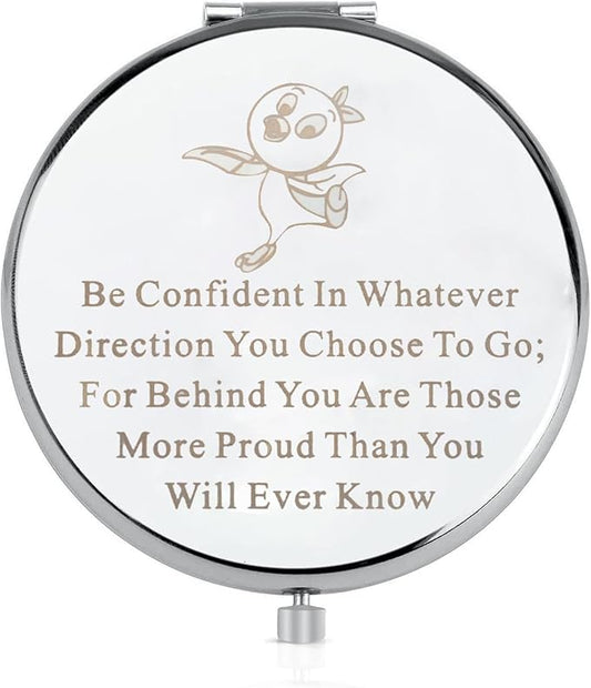 LQRI Orange Bird Makeup Mirror Cartoon Character Merchandise Orange Bird Lover Gift