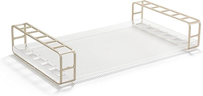 Polder Glamour Grids Cosmetic Storage - Grid Display Tray (Gold)