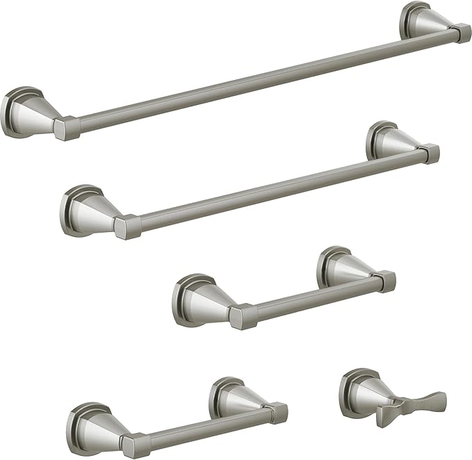 Delta Faucet 77624-SS Stryke Towel Bar, 24 inch, Stainless
