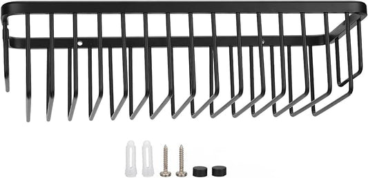 Wall Storage Rack, Space Aluminum Rust Proof Large Capacity Kitchen Organizing Basket, Metal Wire Hanging Shelf for Bathroom Beauty Salon