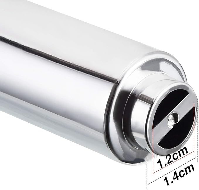 TuoxinEM 2 Pieces Universal Plastic Spring Loaded Toilet Paper Holder Roller Replacement, Chrome (Silver)