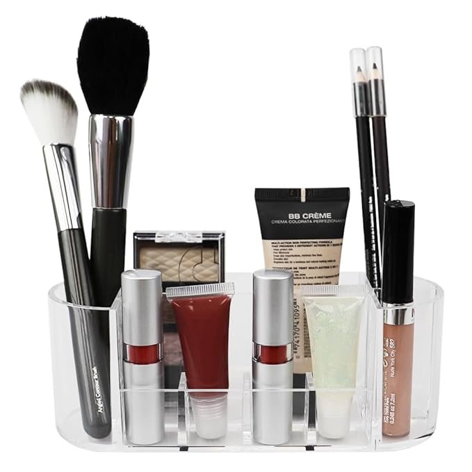 Home Basics Cosmetic Organizer (8 Compartments)