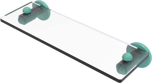Allied Brass Soho Collection Glass Vanity Shelf with Beveled Edges