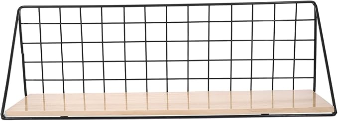 VOSAREA 1Pc Large Wall Rack Multifunctional Bathroom Shelf for Home Storage Easy to Clean Install Strong Adhesion Breathable Design Decorative Practical
