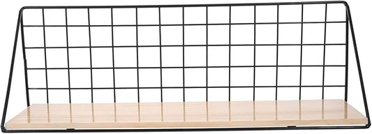 VOSAREA 1Pc Large Wall Rack Multifunctional Bathroom Shelf for Home Storage Easy to Clean Install Strong Adhesion Breathable Design Decorative Practical