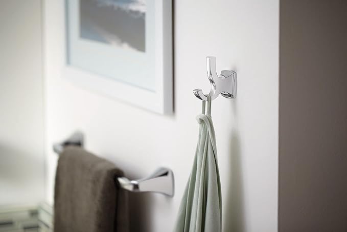 Moen YB5124CH Voss 24-Inch Bathroom -Towel Bar, Chrome