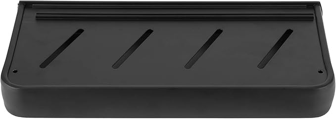 30cm Bathroom Shelf, Wall Mounted Storage Rack, Aluminum Material, with Heightened Fence Design, Ideal for Home Bathrooms (Monolayer)