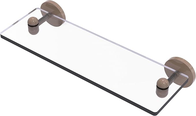 Allied Brass Tango Collection Glass Vanity Shelf with Beveled Edges