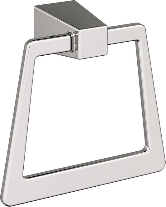 Amerock Blackrock Polished Nickel Closed Towel Ring, BH36002PN