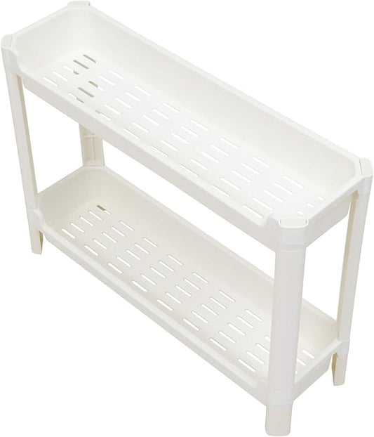 ABOOFAN Wide Standing Shelves Bathroom Storage Organizer Home Corner Rack Plastic Rack