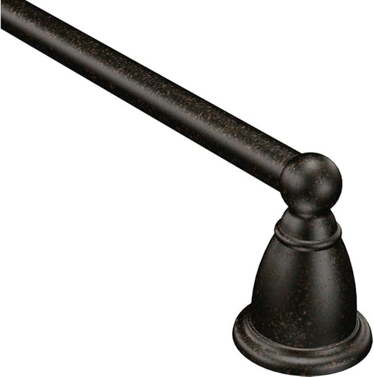 Moen YB2218ORB Brantford Collection 18-Inch Single -Towel Bar, Oil Rubbed Bronze
