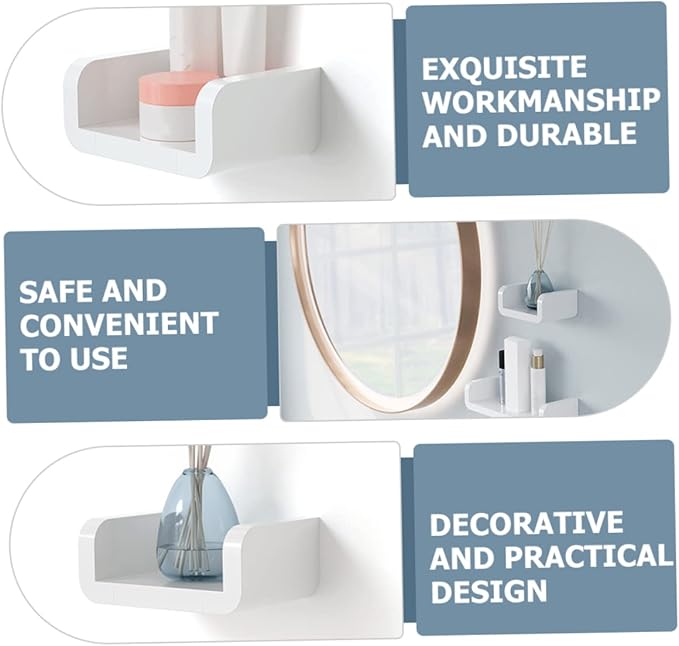 Holibanna Wall Storage Shelves Bathroom Door Organizer Toilet Storage Rack Small Bathroom