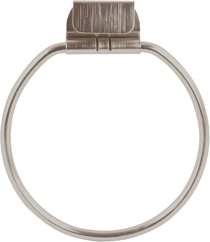 Spectrum Diversified Towel Ring, over the Cabinet Door, Brushed Nickel Small