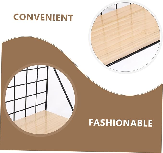 VOSAREA 1Pc Large Wall Rack Multifunctional Bathroom Shelf for Home Storage Easy to Clean Install Strong Adhesion Breathable Design Decorative Practical