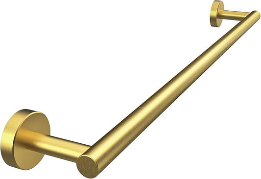 RARXTR 24 Inch Brushed Towel Bar Towel Rack for Bathroom Kitchen Hand Towel Holder Dish Cloths Hanger SUS304 Stainless Steel RUSTPROOF Wall Mount (Gold)