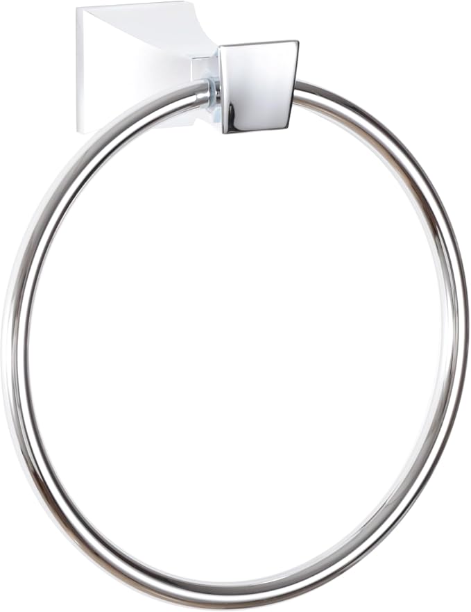 Galim Towel Ring for Bathroom, Wall Mounted Bathroom Towel Holder, Stainless Steel Towel Hanger for Kitchen, Bathroom, Washroom, Corrosion-Resistant, 7-3/32” Width, Chrome Finish