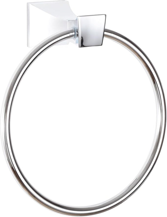 Galim Towel Ring for Bathroom, Wall Mounted Bathroom Towel Holder, Stainless Steel Towel Hanger for Kitchen, Bathroom, Washroom, Corrosion-Resistant, 7-3/32” Width, Chrome Finish