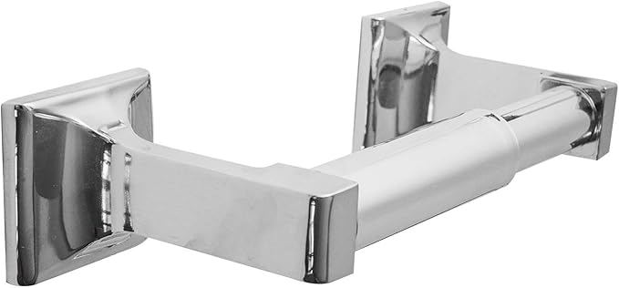 SENTO Cellar Classic Bathroom Accessories Set, Heavy Duty Metal Bath Hardware Set Wall Mounted, Includes Robe Hook, Toilet Paper Holder, Towel Ring, 18” & 24” Towel Bar (5-Piece, Polished Chrome)