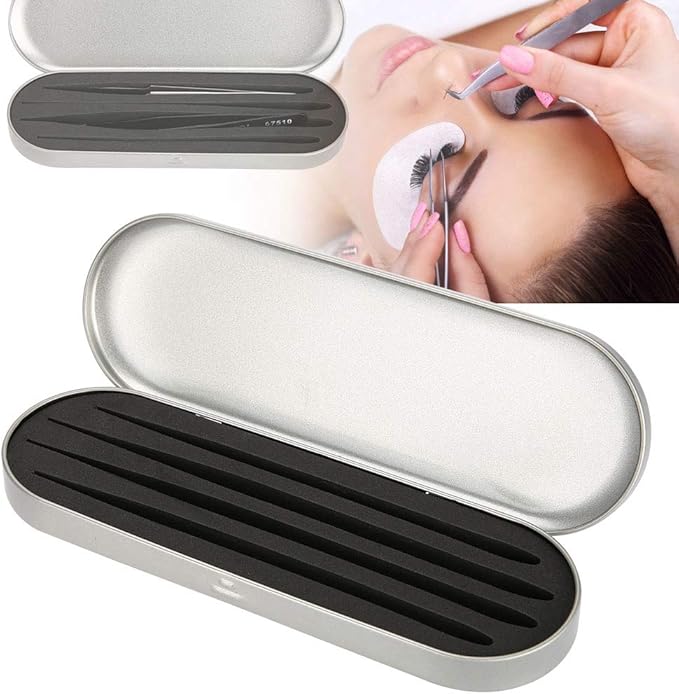 Durable Convenient to Carry Storage Box, Tweezers Box, for Organizer