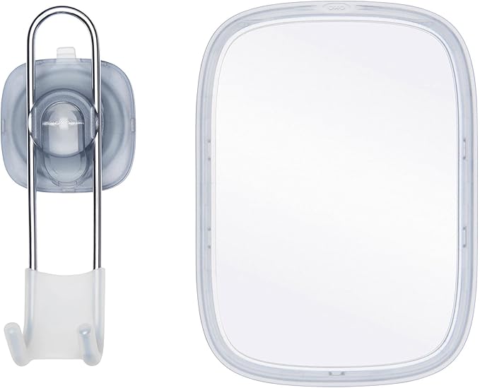 OXO Good Grips Suction Fogless Mirror 3" L x 7.2" W x 13.2" H