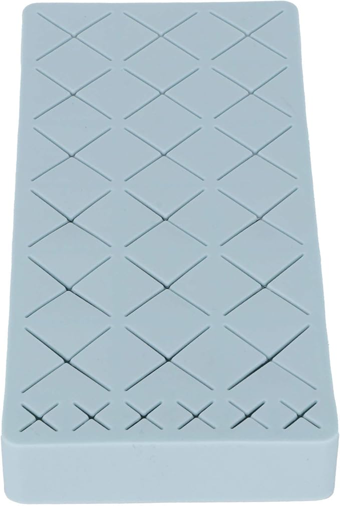 TOPINCN Silicone Cosmetic Makeup Organizer For Lipstick Cosmetics Holder Storage Box Display Stand 24 Slots(blue)