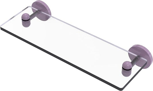 Allied Brass Tango Collection Glass Vanity Shelf with Beveled Edges