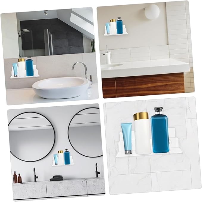 Hemobllo 1pcs Bathroom Shelves Wall Mount Storage Rack Above Toilet Storage Wall Shelving